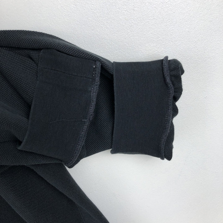 Lacoste LACOSTE Long Sleeve Polo Shirt Size 4 Men's M cotton black type Vintage Second Hand
