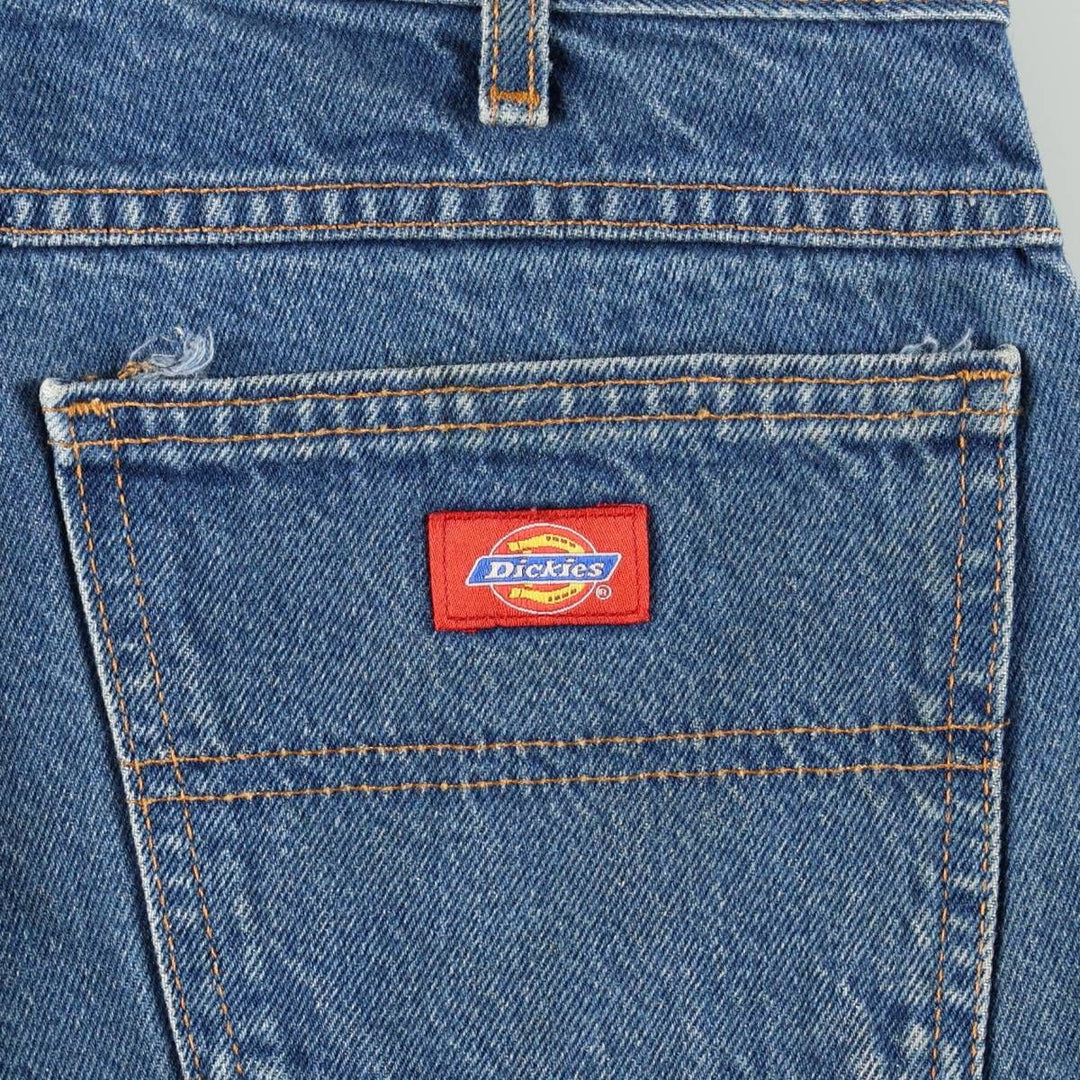 Dickies Relaxed Fit Tapered Denim Pants, Men's W36 (approx.) cotton blue type Vintage Second Hand