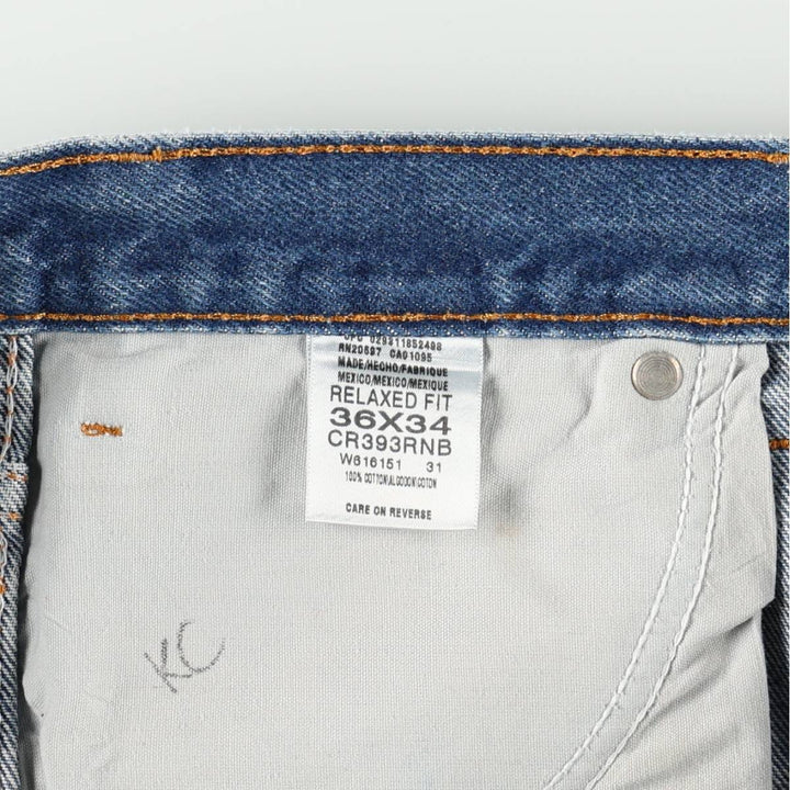 Dickies Relaxed Fit Tapered Denim Pants, Men's W36 (approx.) cotton blue type Vintage Second Hand