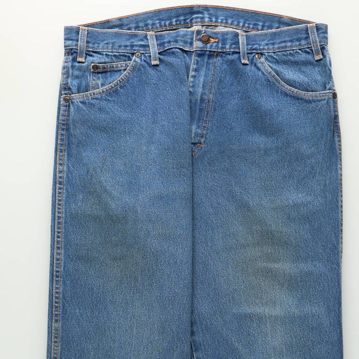 Dickies Relaxed Fit Tapered Denim Pants, Men's W36 (approx.) cotton blue type Vintage Second Hand