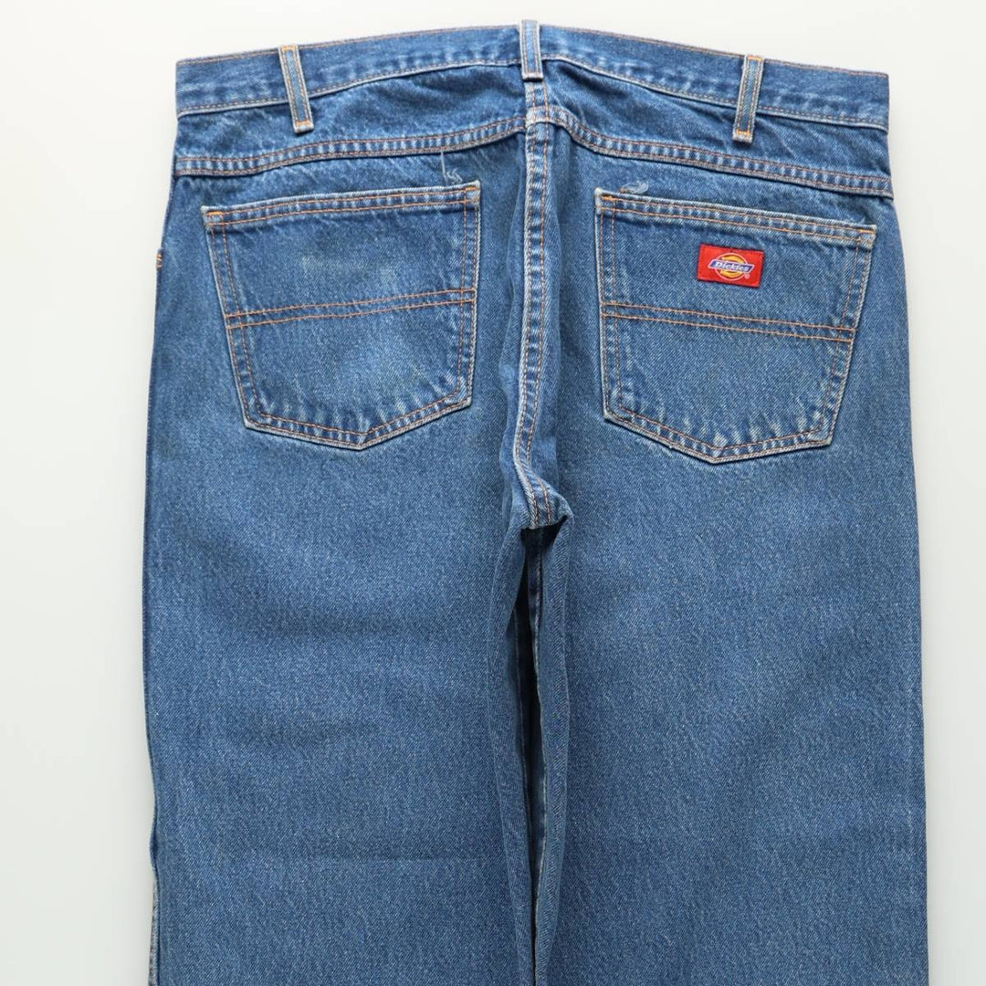 Dickies Relaxed Fit Tapered Denim Pants, Men's W36 (approx.) cotton blue type Vintage Second Hand
