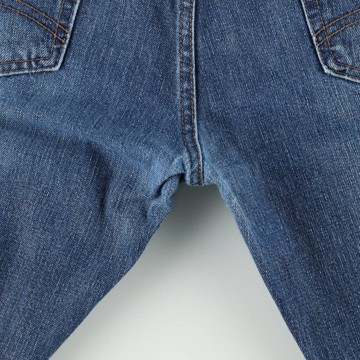 Dickies SLIM straight denim pants for men, equivalent to size W35. cotton blue type Vintage Second Hand