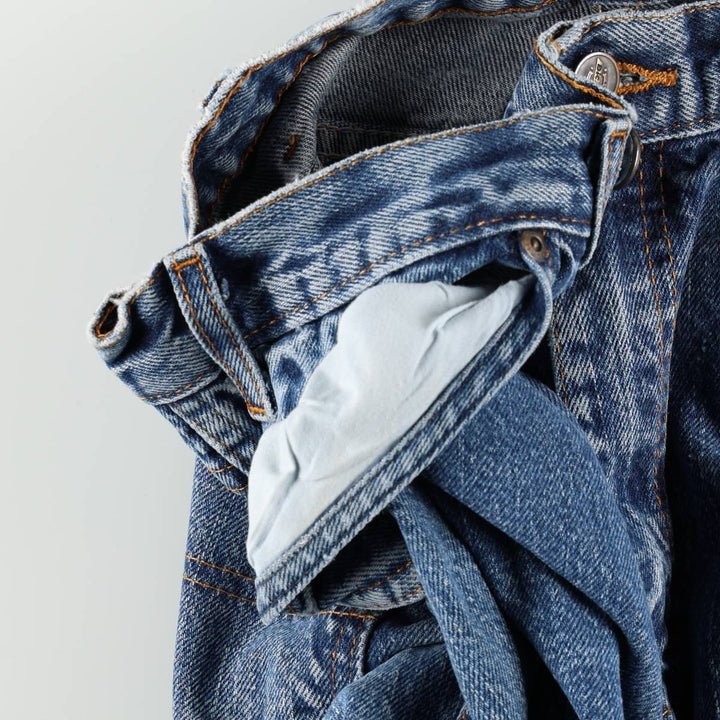 Dickies tapered denim pants for men, equivalent to W34 cotton blue type Vintage Second Hand