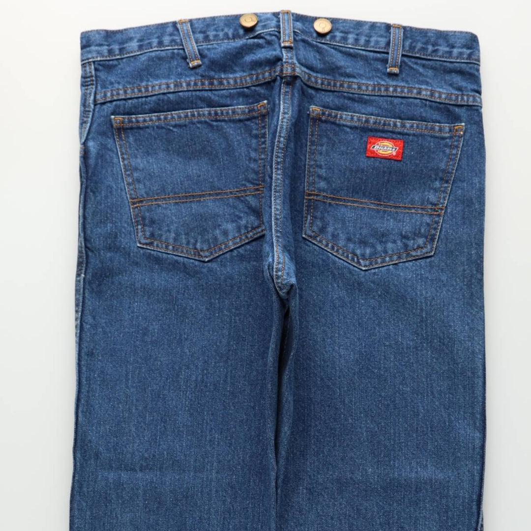Dickies Men's Straight Denim Pants, Size W36 cotton blue type Vintage Second Hand
