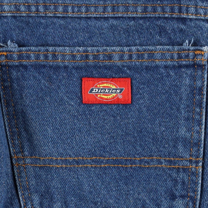 Dickies tapered denim pants for men, equivalent to W31 cotton blue type Vintage Second Hand