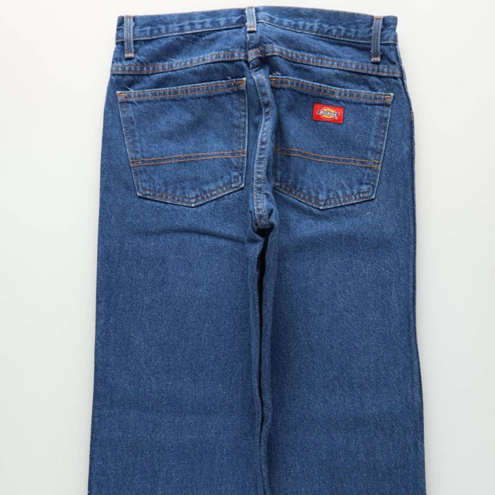 Dickies tapered denim pants for men, equivalent to W31 cotton blue type Vintage Second Hand