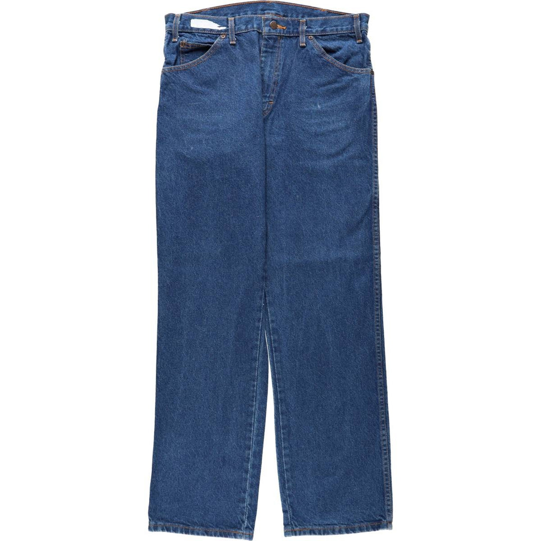 Dickies tapered denim pants for men, equivalent to W35 cotton blue type Vintage Second Hand