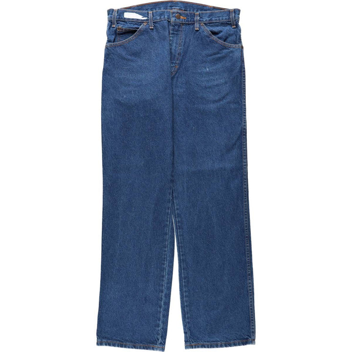Dickies tapered denim pants for men, equivalent to W35 cotton blue type Vintage Second Hand