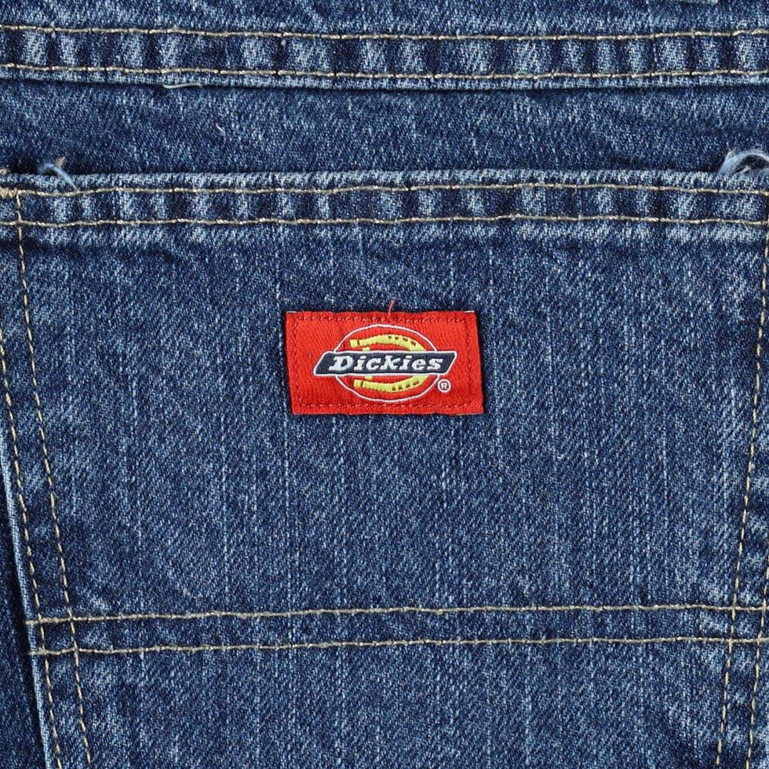 Dickies Double Knee Tapered Denim Pants, Men's Size W31 (approx.) cotton blue type Vintage Second Hand