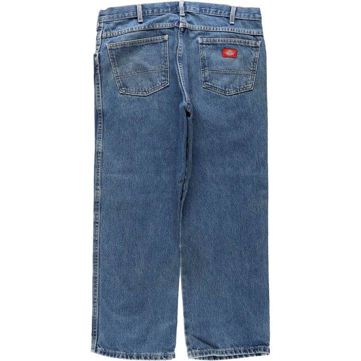 Dickies Regular Fit Tapered Denim Pants, Men's W36 (approx.) cotton blue type Vintage Second Hand