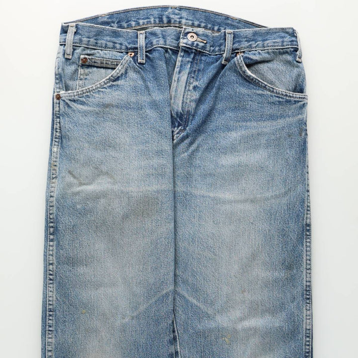 Dickies Regular Straight Denim Pants, Men's Size W34 (approx.) cotton blue type Vintage Second Hand