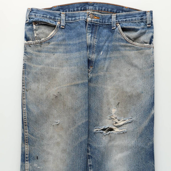 Dickies Men's Straight Denim Pants, Size W36 unclear blue type Vintage Second Hand