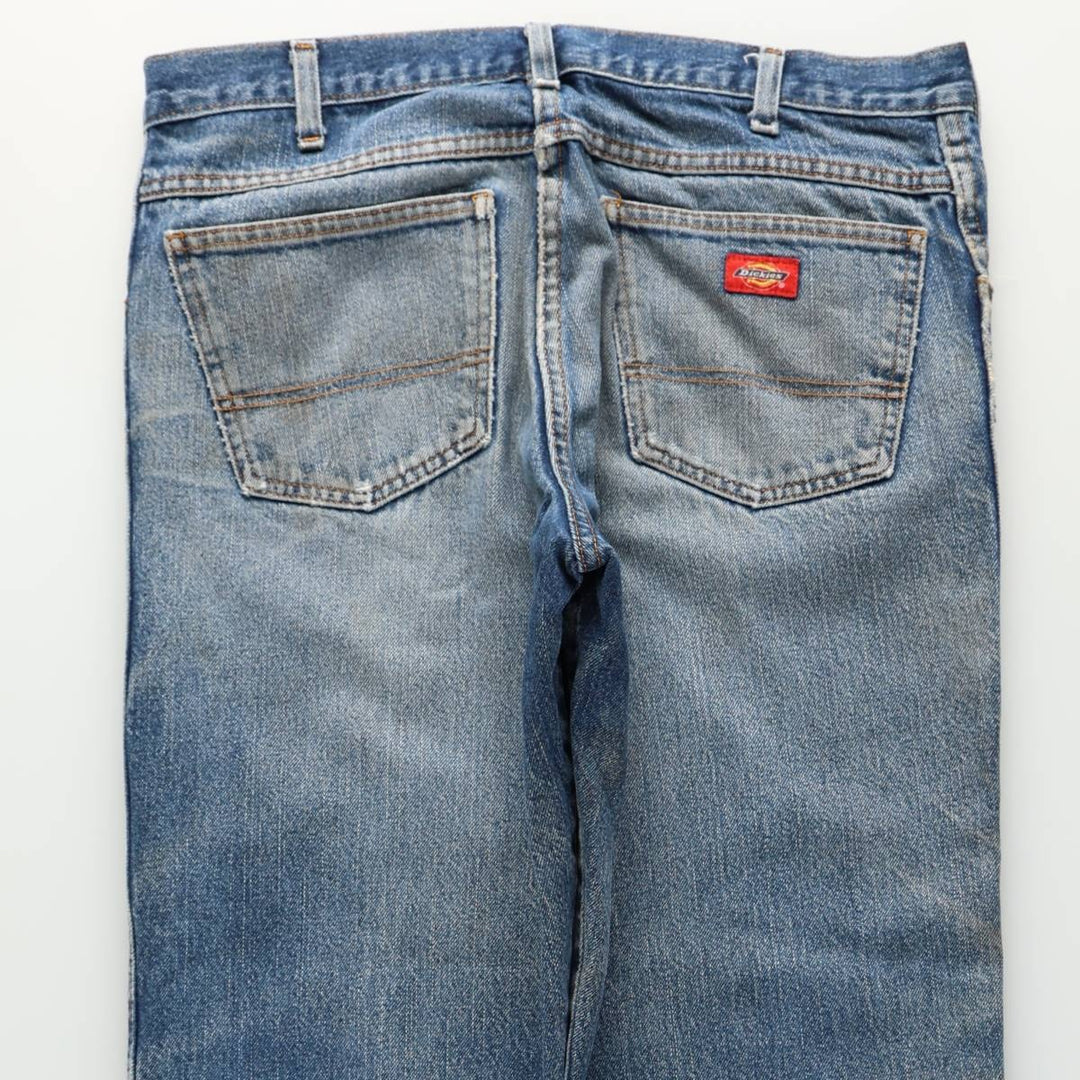 Dickies Men's Straight Denim Pants, Size W36 unclear blue type Vintage Second Hand