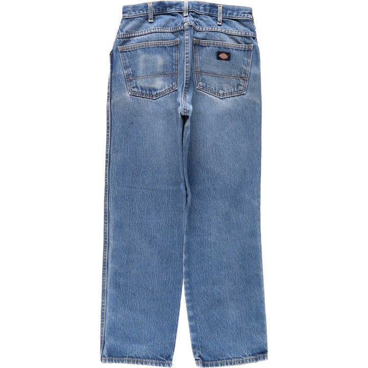 Dickies Straight Denim Pants for Men, W31 equivalent unclear blue type Vintage Second Hand