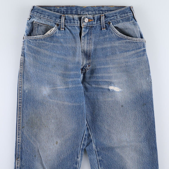 Dickies Straight Denim Pants for Men, W31 equivalent unclear blue type Vintage Second Hand