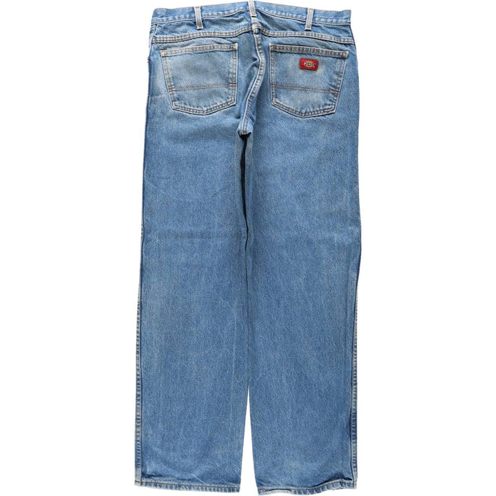 Dickies Men's Straight Denim Pants, Size W37 cotton blue type Vintage Second Hand