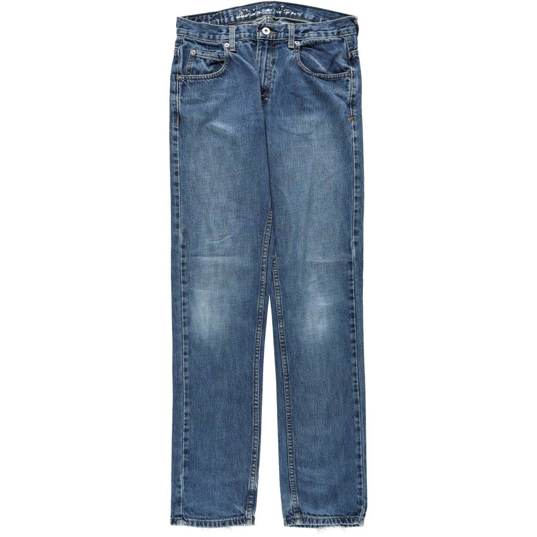 Dickies SLIM Slim Straight Denim Pants, Men's Size W31 (approx.) cotton blue type Vintage Second Hand