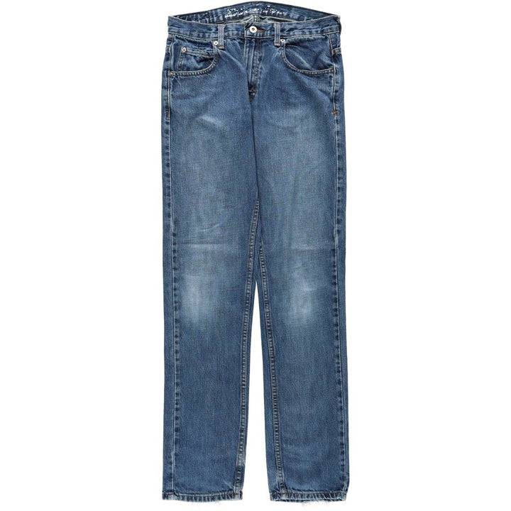 Dickies SLIM Slim Straight Denim Pants, Men's Size W31 (approx.) cotton blue type Vintage Second Hand