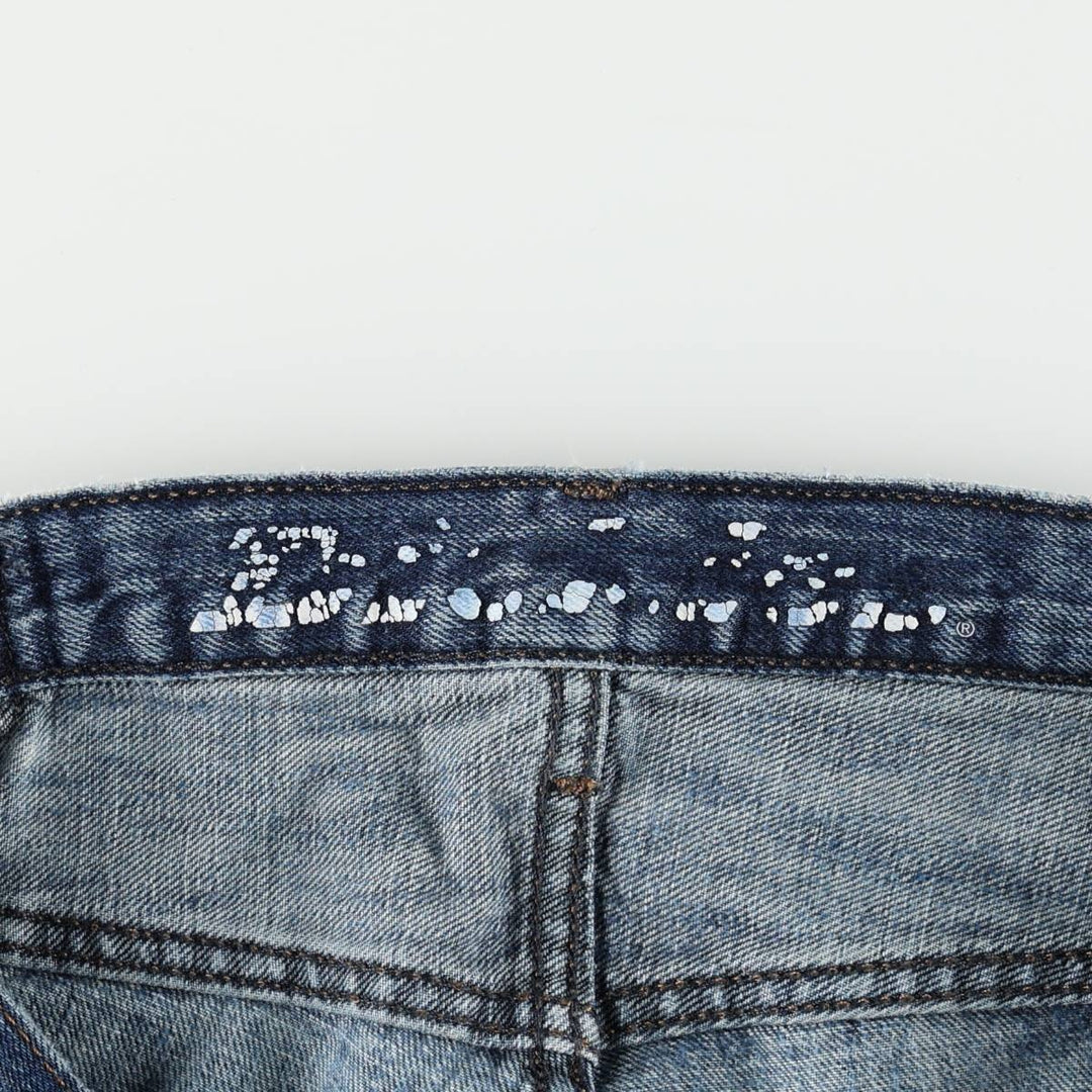 Dickies SLIM Slim Straight Denim Pants, Men's Size W31 (approx.) cotton blue type Vintage Second Hand