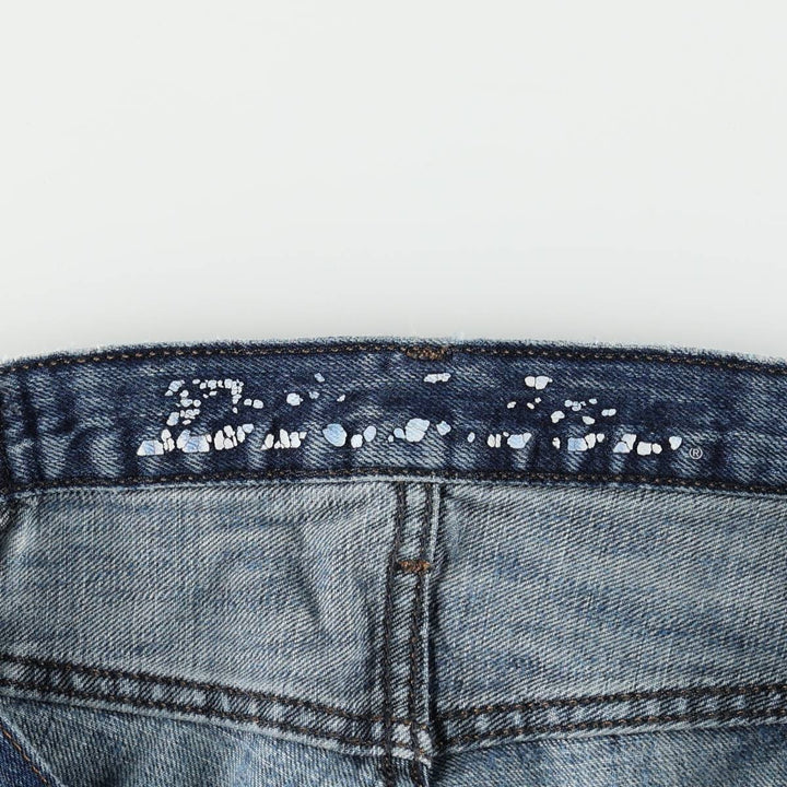 Dickies SLIM Slim Straight Denim Pants, Men's Size W31 (approx.) cotton blue type Vintage Second Hand