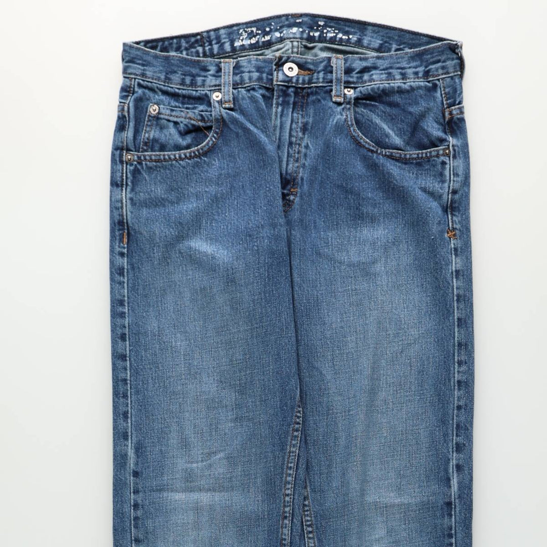 Dickies SLIM Slim Straight Denim Pants, Men's Size W31 (approx.) cotton blue type Vintage Second Hand