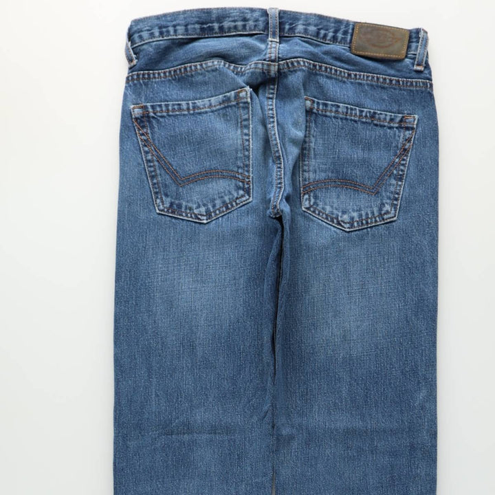 Dickies SLIM Slim Straight Denim Pants, Men's Size W31 (approx.) cotton blue type Vintage Second Hand