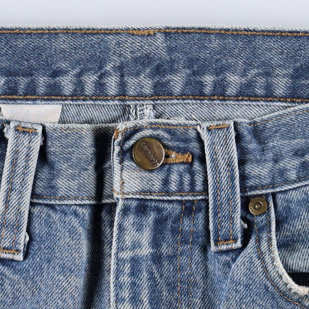 Carhartt Traditional FIT Tapered Denim Pants Men's W34 cotton blue type Vintage Second Hand