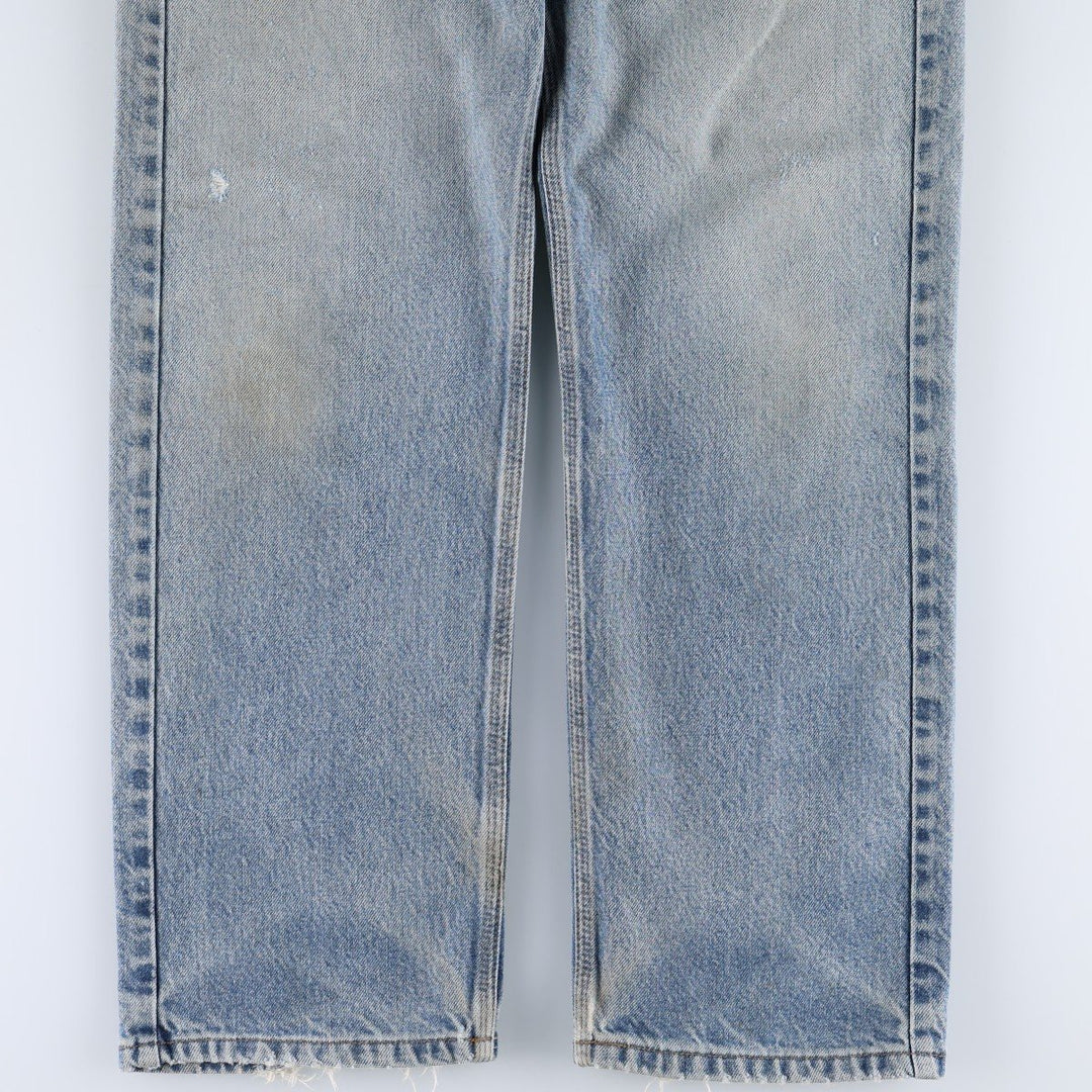 Carhartt Traditional FIT Tapered Denim Pants Men's W34 cotton blue type Vintage Second Hand