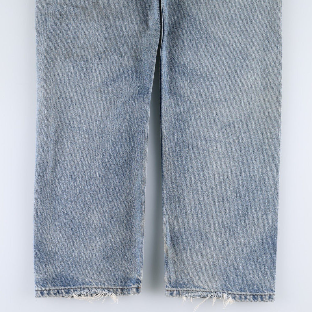 Carhartt Traditional FIT Tapered Denim Pants Men's W34 cotton blue type Vintage Second Hand