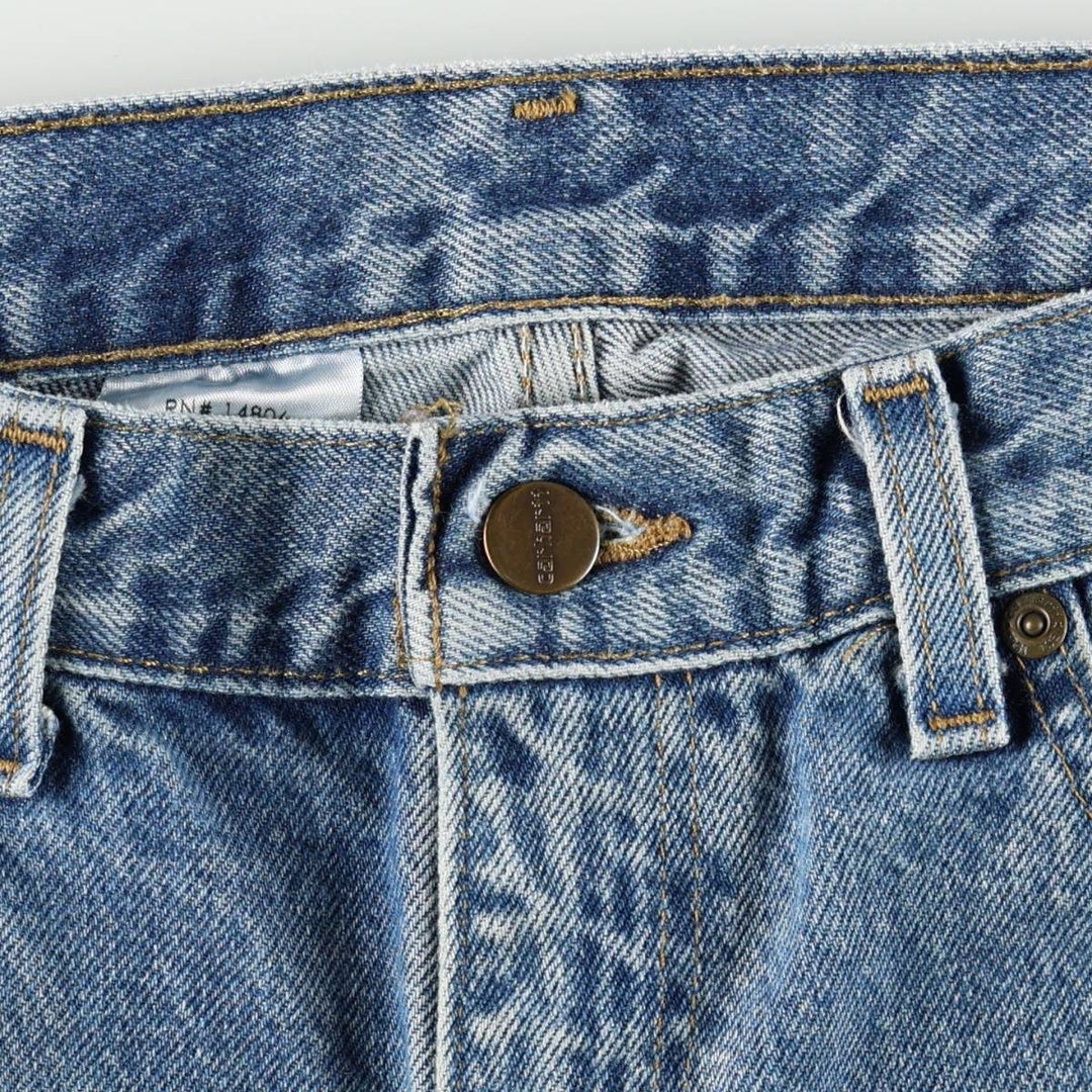 Carhartt Traditional FIT Tapered Denim Pants Men's W34 cotton blue type Vintage Second Hand