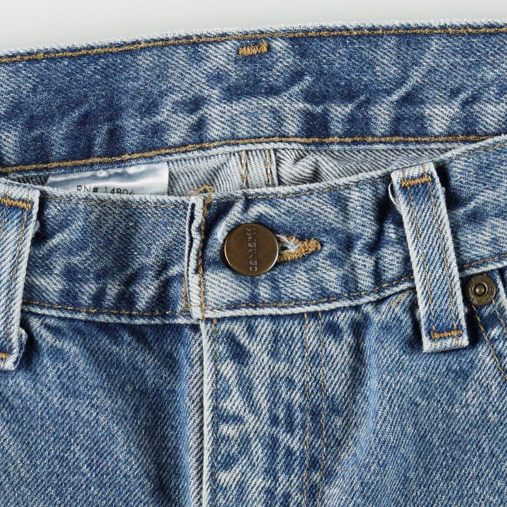 Carhartt Traditional FIT Tapered Denim Pants Men's W34 cotton blue type Vintage Second Hand
