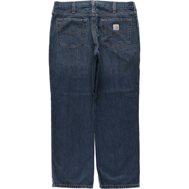 Carhartt Tapered Denim Pants for Men, W37 cotton blue type Vintage Second Hand