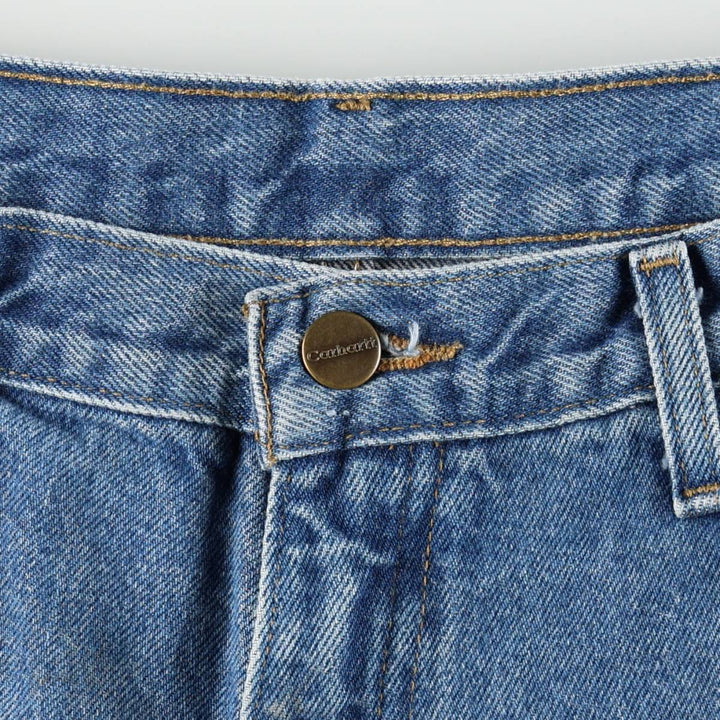 2000'S Carhartt Loose Fit Tapered Denim Pants, Men's Size W36 (approx.) cotton blue type Vintage Second Hand