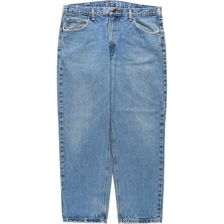 2000'S Carhartt Relaxed Fit Tapered Denim Pants, Men's Size W37 (approx.) cotton blue type Vintage Second Hand