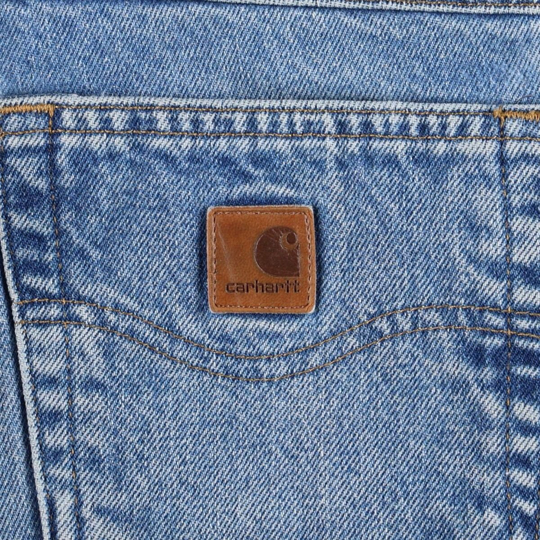 Carhartt Relaxed Fit Tapered Denim Pants for Men, W36 cotton blue type Vintage Second Hand