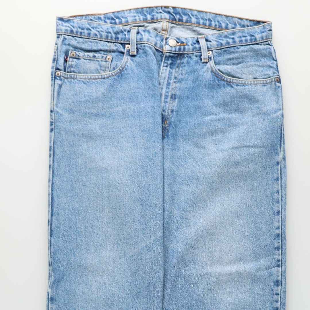 Ralph Lauren POLO JEANS COMPANY Tapered Denim Pants, Men's Size W36 (approx.) cotton blue type Vintage Second Hand
