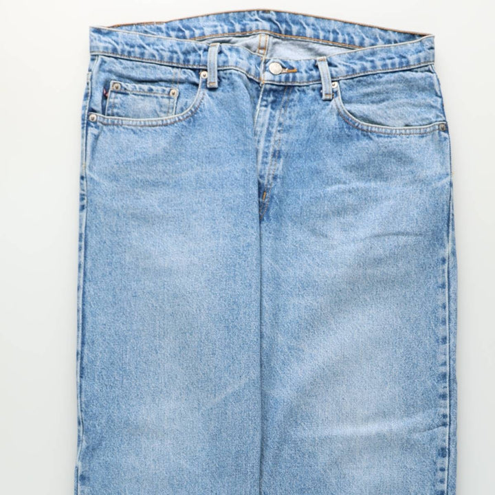 Ralph Lauren POLO JEANS COMPANY Tapered Denim Pants, Men's Size W36 (approx.) cotton blue type Vintage Second Hand