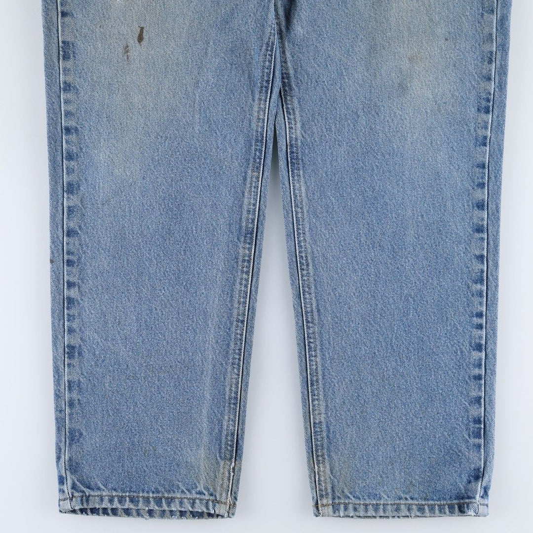 Carhartt Relaxed Fit Tapered Denim Pants for Men, W34 equivalent cotton blue type Vintage Second Hand
