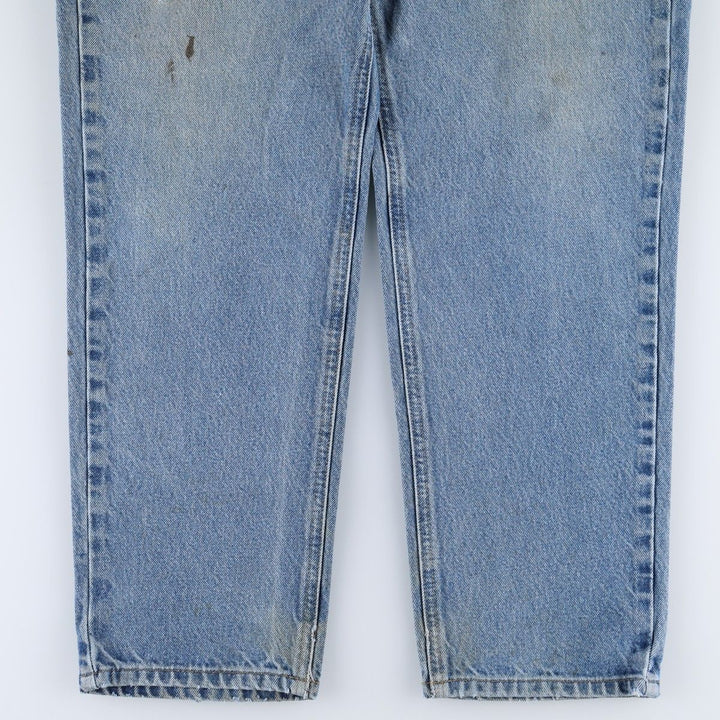 Carhartt Relaxed Fit Tapered Denim Pants for Men, W34 equivalent cotton blue type Vintage Second Hand