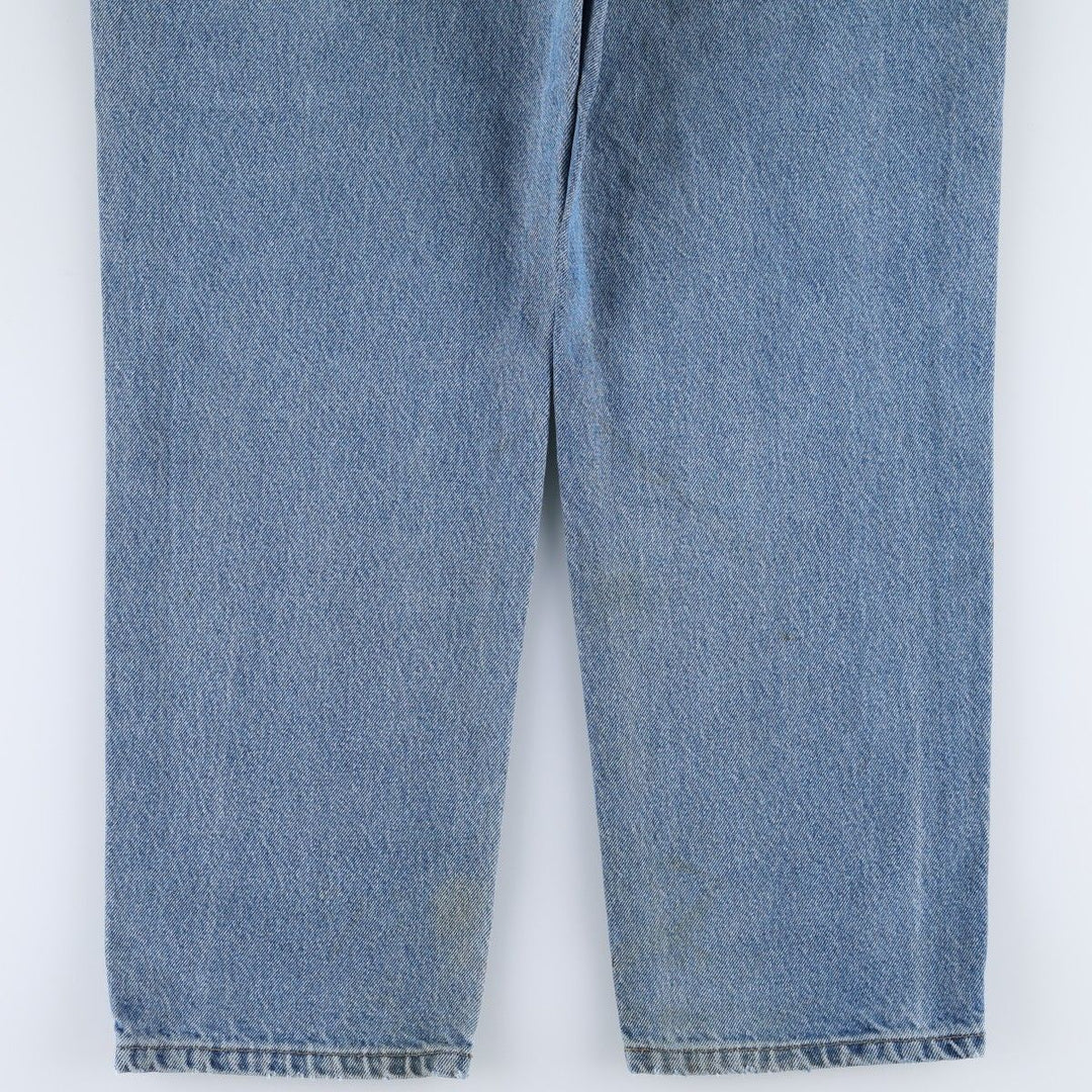 Carhartt Relaxed Fit Tapered Denim Pants for Men, W34 equivalent cotton blue type Vintage Second Hand
