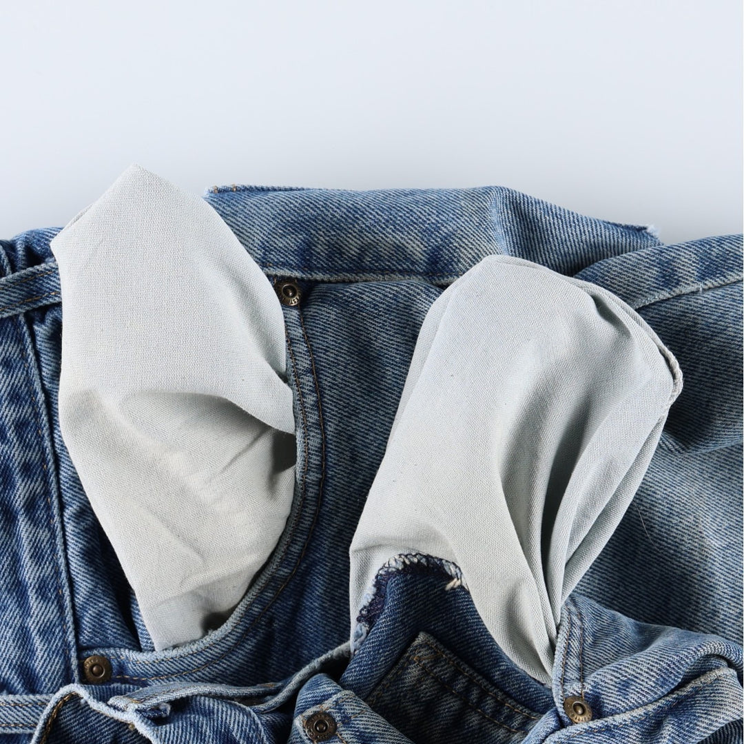 Carhartt Relaxed Fit Tapered Denim Pants for Men, W34 equivalent cotton blue type Vintage Second Hand