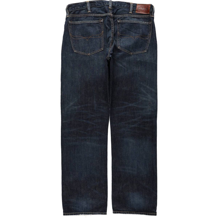 Ralph Lauren Polo Ralph Lauren Straight Denim Pants, Men's Size W39 (approx.) cotton Navy blue Vintage Second Hand