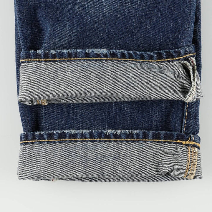 Big size Ralph Lauren Polo Ralph Lauren straight-leg denim pants for men, equivalent to size W41. cotton blue type Vintage Second Hand