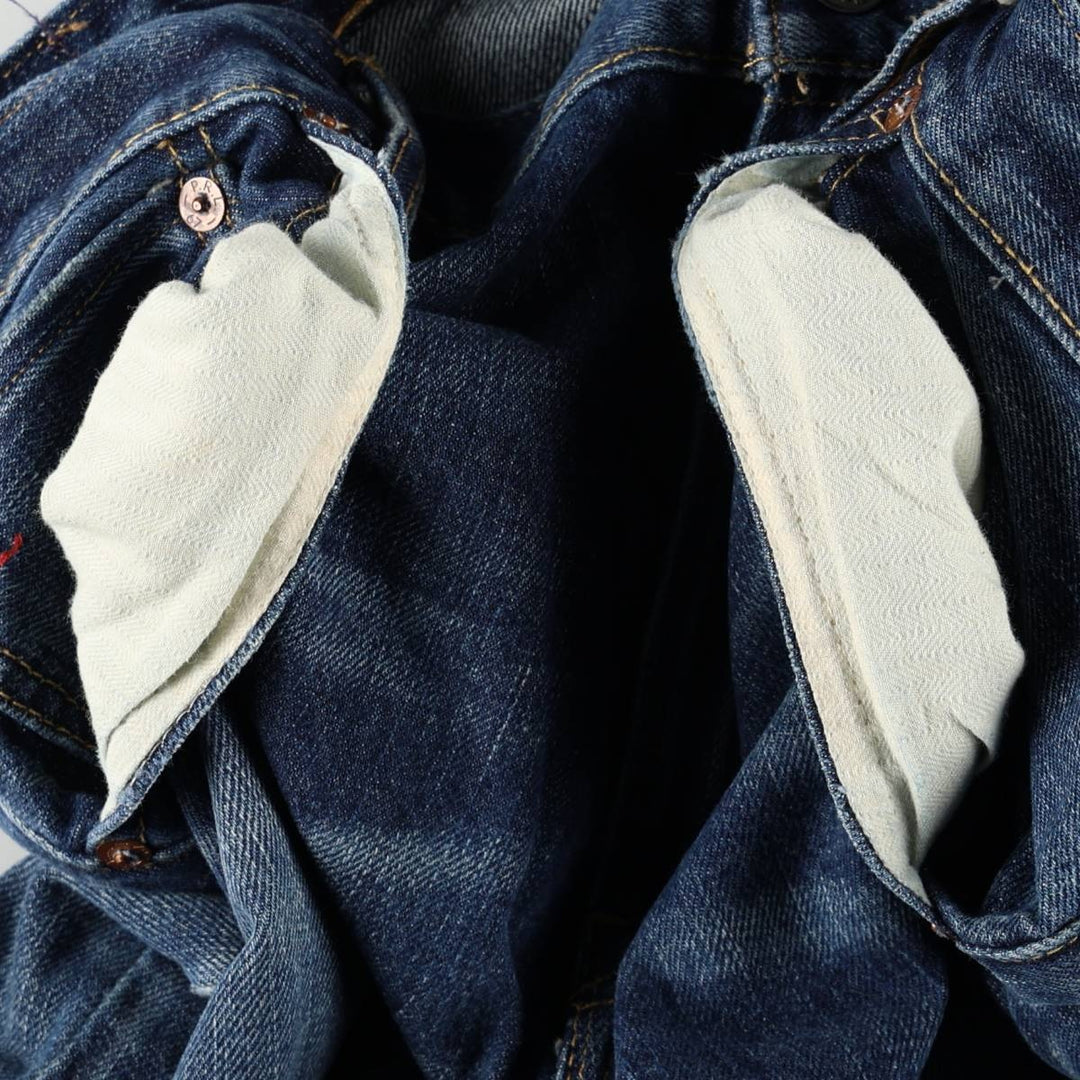 Big size Ralph Lauren Polo Ralph Lauren straight-leg denim pants for men, equivalent to size W41. cotton blue type Vintage Second Hand