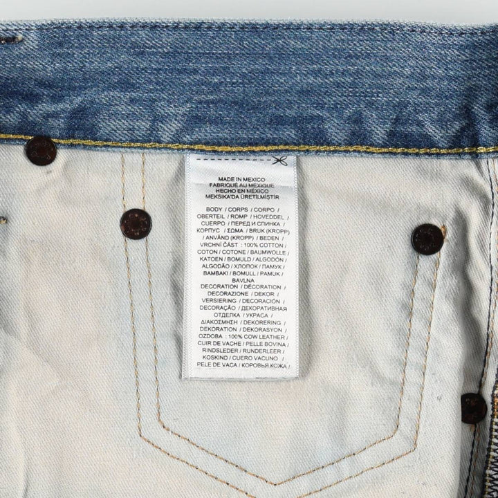 Ralph Lauren Polo Ralph Lauren Straight Denim Pants, Men's Size W36 (approx.) cotton blue type Vintage Second Hand