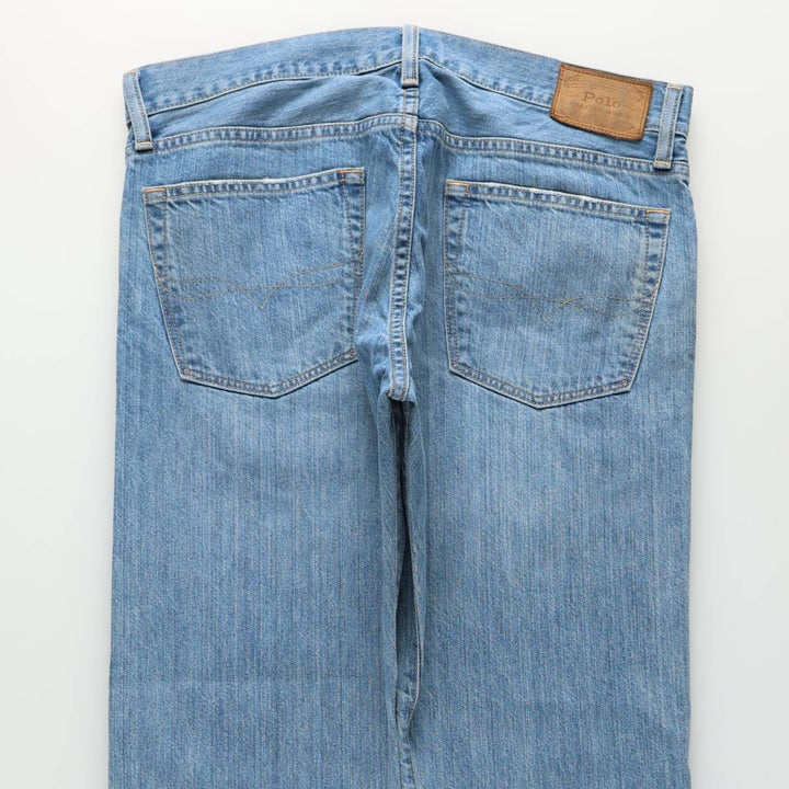 Ralph Lauren Polo Ralph Lauren Straight Denim Pants, Men's Size W36 (approx.) cotton blue type Vintage Second Hand