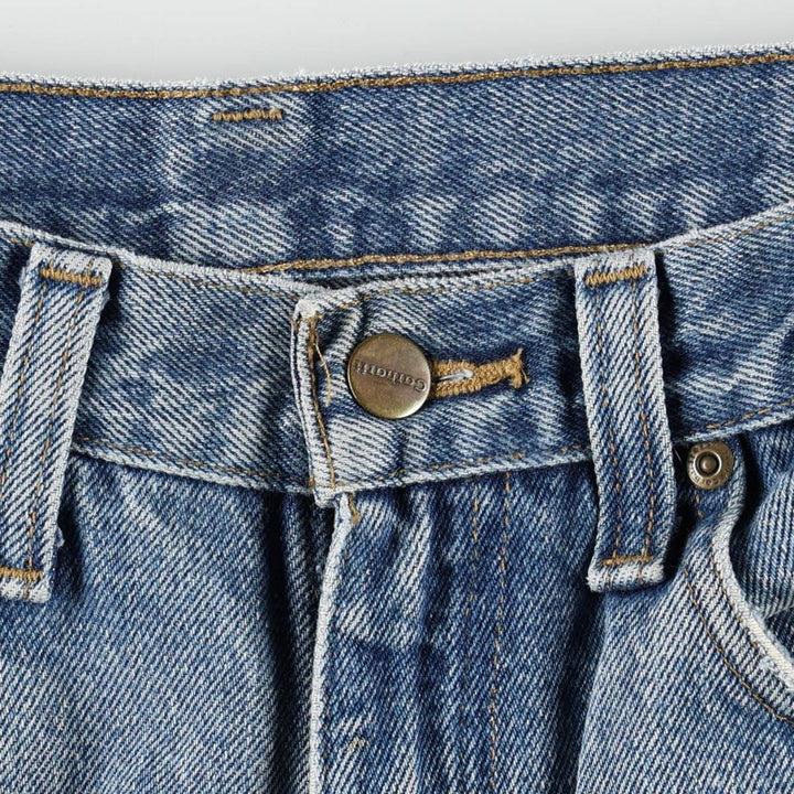 Carhartt Relaxed Fit Tapered Denim Pants for Men, W34 equivalent cotton blue type Vintage Second Hand