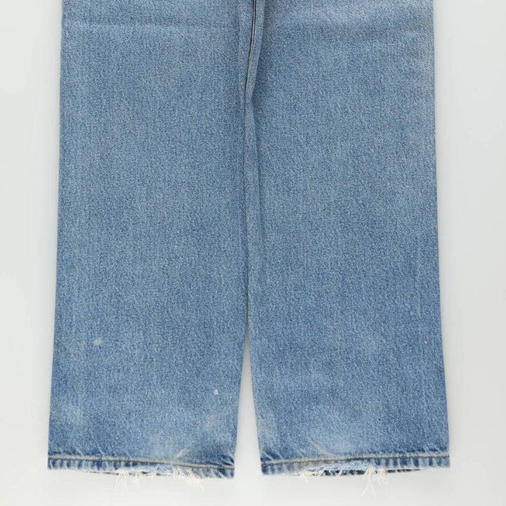 Carhartt Relaxed Fit Tapered Denim Pants for Men, W34 equivalent cotton blue type Vintage Second Hand
