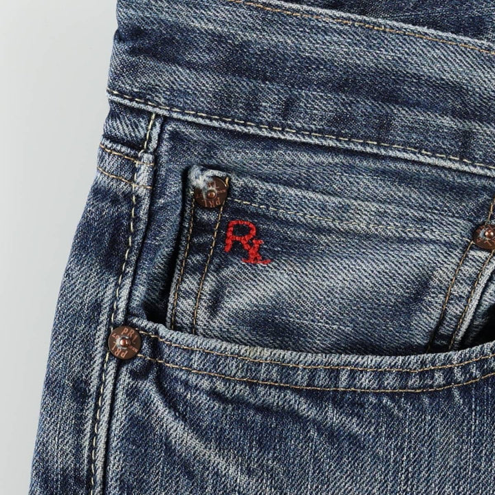 Ralph Lauren Polo Ralph Lauren Straight Denim Pants, Men's Size W31 (approx.) cotton blue type Vintage Second Hand