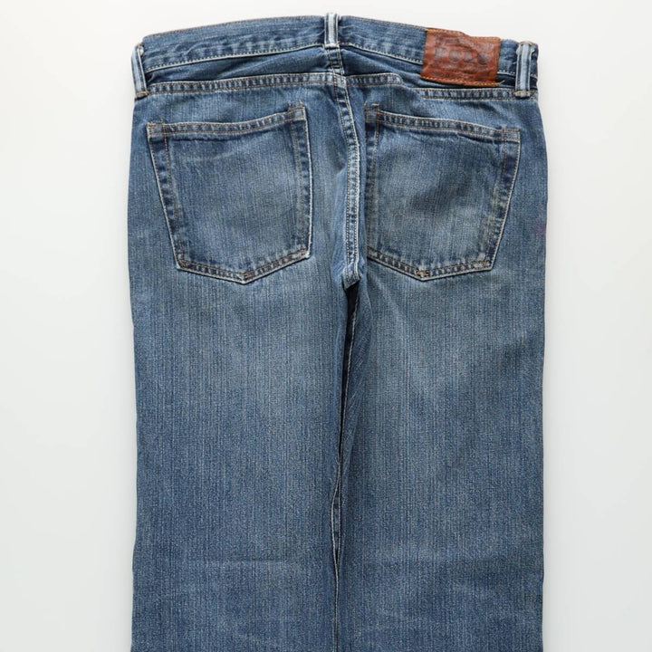Ralph Lauren Polo Ralph Lauren Straight Denim Pants, Men's Size W31 (approx.) cotton blue type Vintage Second Hand